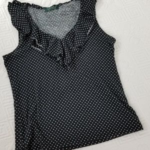 RALPH LAUREN POLKA-DOT TOP